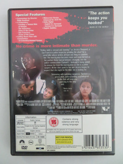 TWISTED - SPECIAL COLLECTOR'S EDITION (DVD) ASHLEY JUDD L. JACKSON 2004 REGION 2 Movie posters