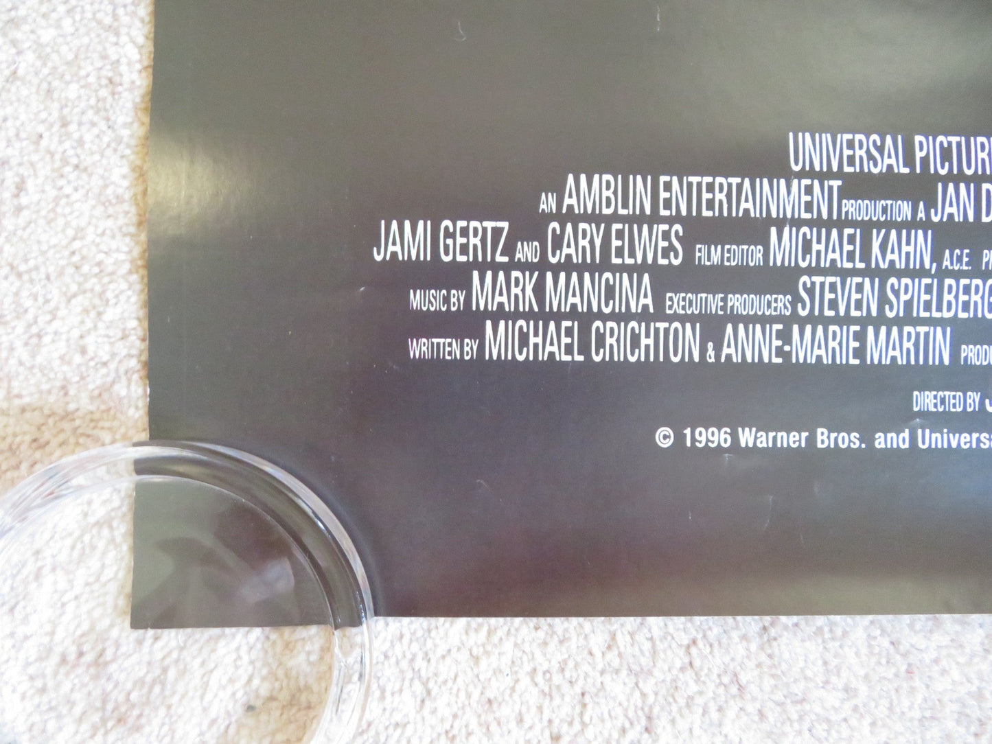 TWISTER BANNER POSTER HELEN HUNT BILL PAXTON 1996 Rendezvous Cinema Movie posters