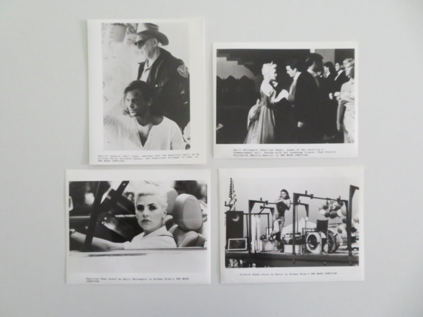 TWO MOON JUNCTION - B MOVIE STILL PHOTO LOT OF 4 SHERILYN FENN RICHARD TYSON 1988 Movie posters
