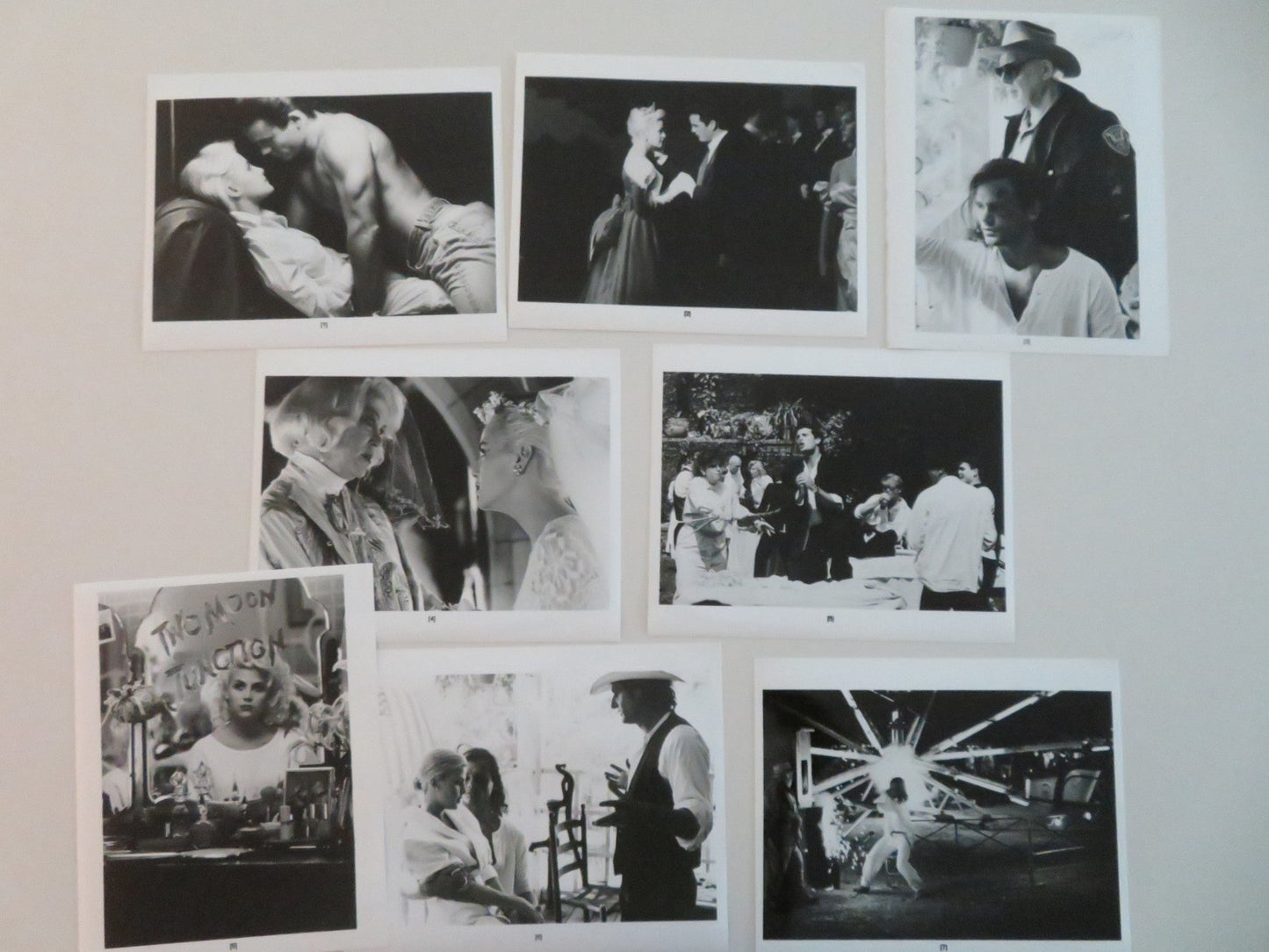 TWO MOON JUNCTION MOVIE STILL PHOTO LOT OF 8 SHERILYN FENN RICHARD TYSON 1988 Movie posters