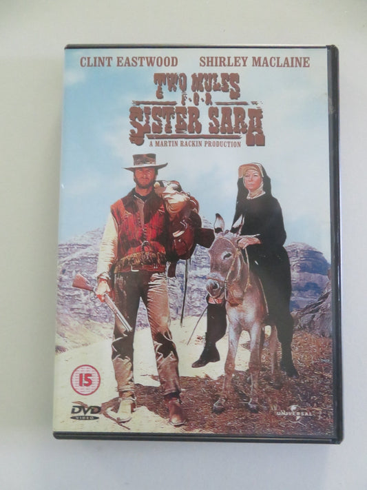 TWO MULES FOR SISTER SARA (DVD) CLINT EASTWOOD SHIRLEY MACLAINE 1970 REGION 2, 4 Movie posters