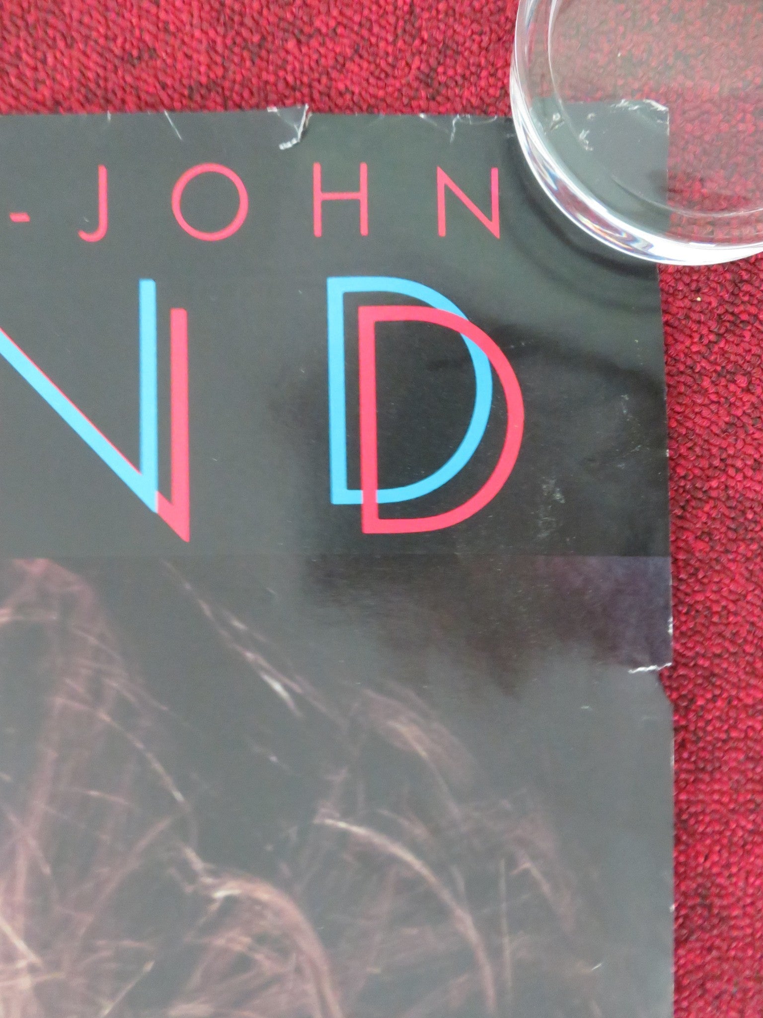 TWO OF A KIND ALBUM PROMO POSTER ROLLED JOHN TRAVOLTA OLIVIA NEWTON JOHN 1983 Movie posters