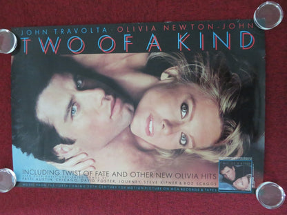 TWO OF A KIND ALBUM PROMO POSTER ROLLED JOHN TRAVOLTA OLIVIA NEWTON JOHN 1983 Movie posters