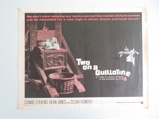 Two on a Guillotine US Half Sheet (22"x 28") Poster Connie Stevens D. Jones 1965 Movie posters