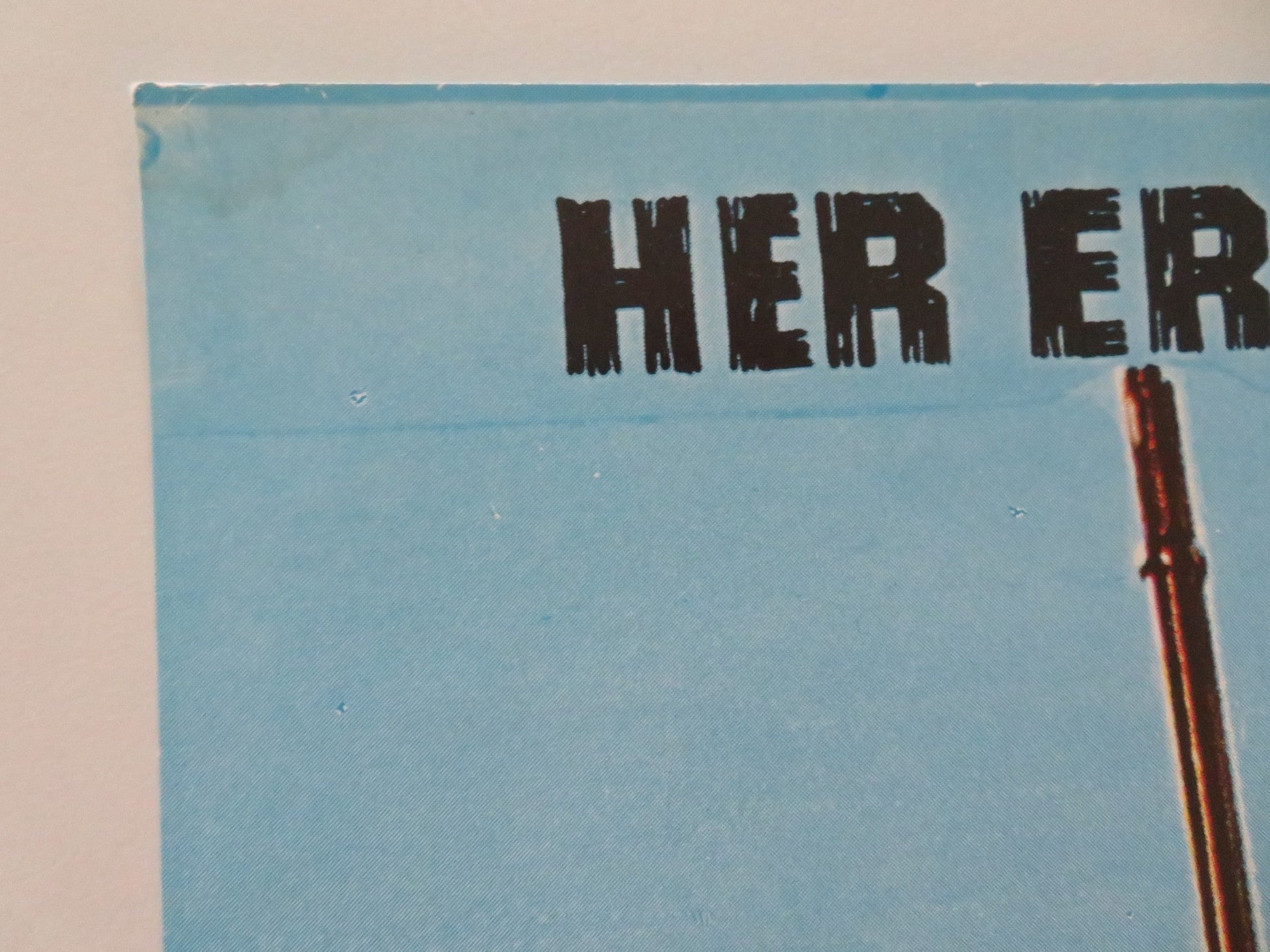 TWO SANE NUTS DANISH POSTER ROLLED ROBERT WIDMARK BOB GORDON 1975 Movie posters