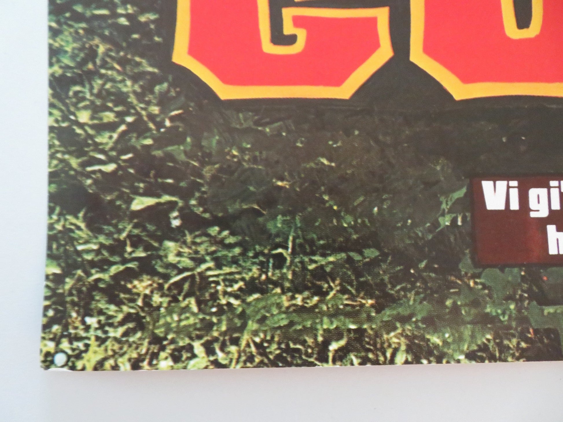 TWO SANE NUTS DANISH POSTER ROLLED ROBERT WIDMARK BOB GORDON 1975 Movie posters