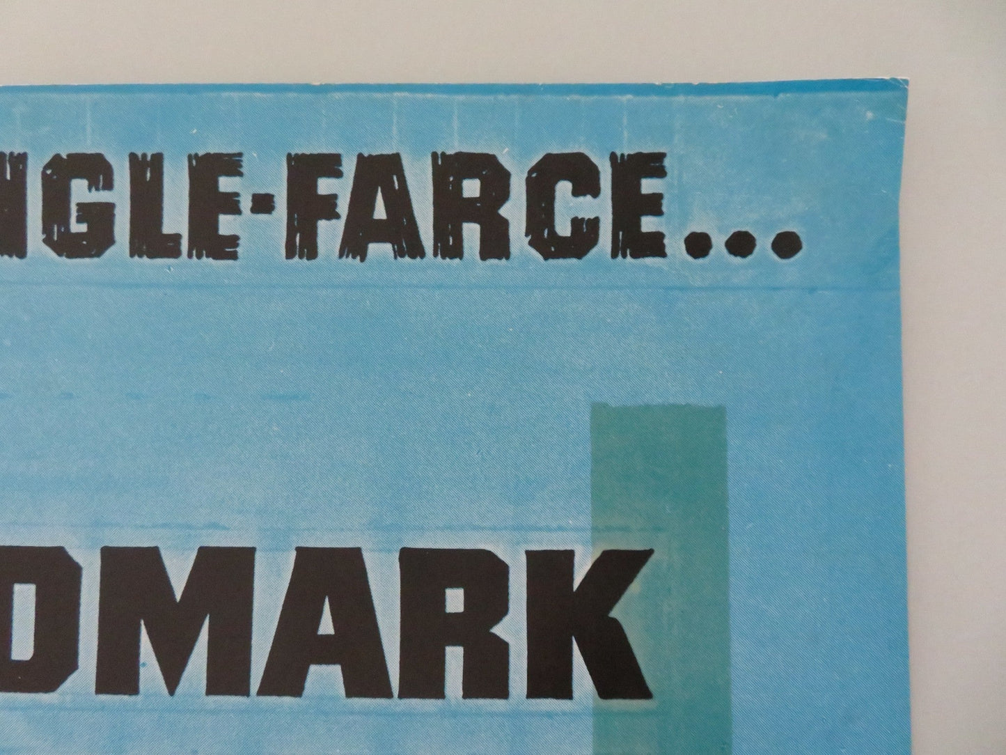 TWO SANE NUTS DANISH POSTER ROLLED ROBERT WIDMARK BOB GORDON 1975 Movie posters