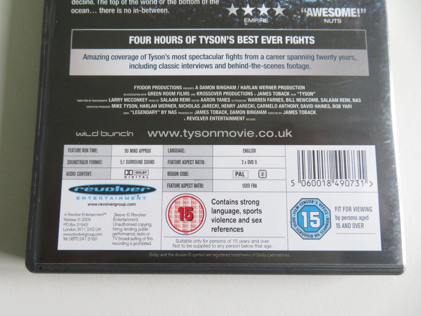 TYSON - ALI - TYSON THE MOVIE /MUHAMMAD ALI: THE LEGEND (DVD BOXSET) 2008 REGION 2 Movie posters