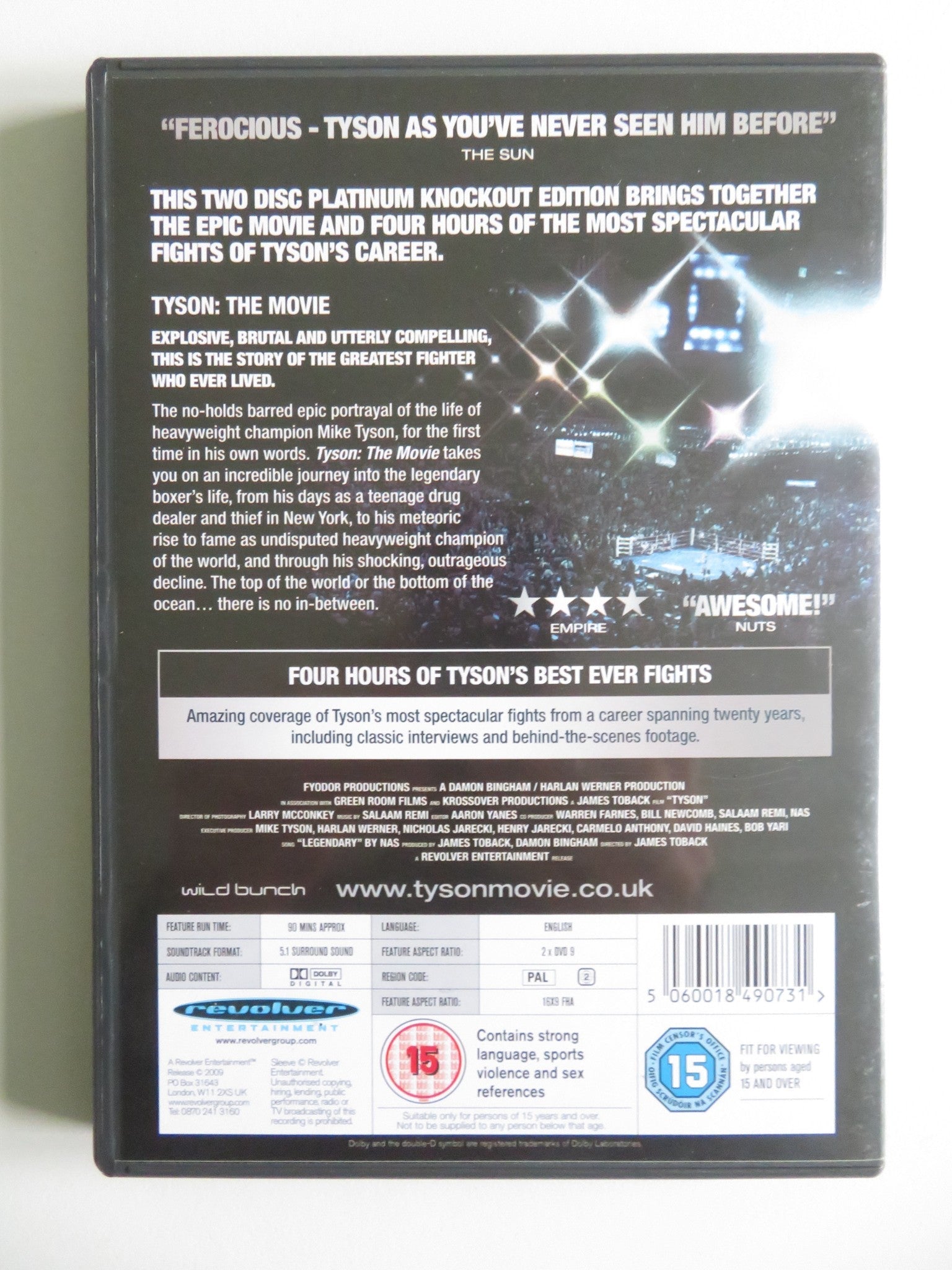 TYSON - ALI - TYSON THE MOVIE /MUHAMMAD ALI: THE LEGEND (DVD BOXSET) 2008 REGION 2 Movie posters