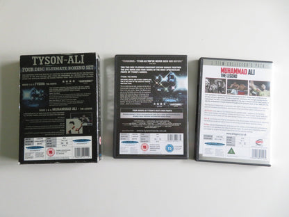 TYSON - ALI - TYSON THE MOVIE /MUHAMMAD ALI: THE LEGEND (DVD BOXSET) 2008 REGION 2 Movie posters