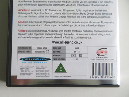 TYSON - ALI - TYSON THE MOVIE /MUHAMMAD ALI: THE LEGEND (DVD BOXSET) 2008 REGION 2 Movie posters