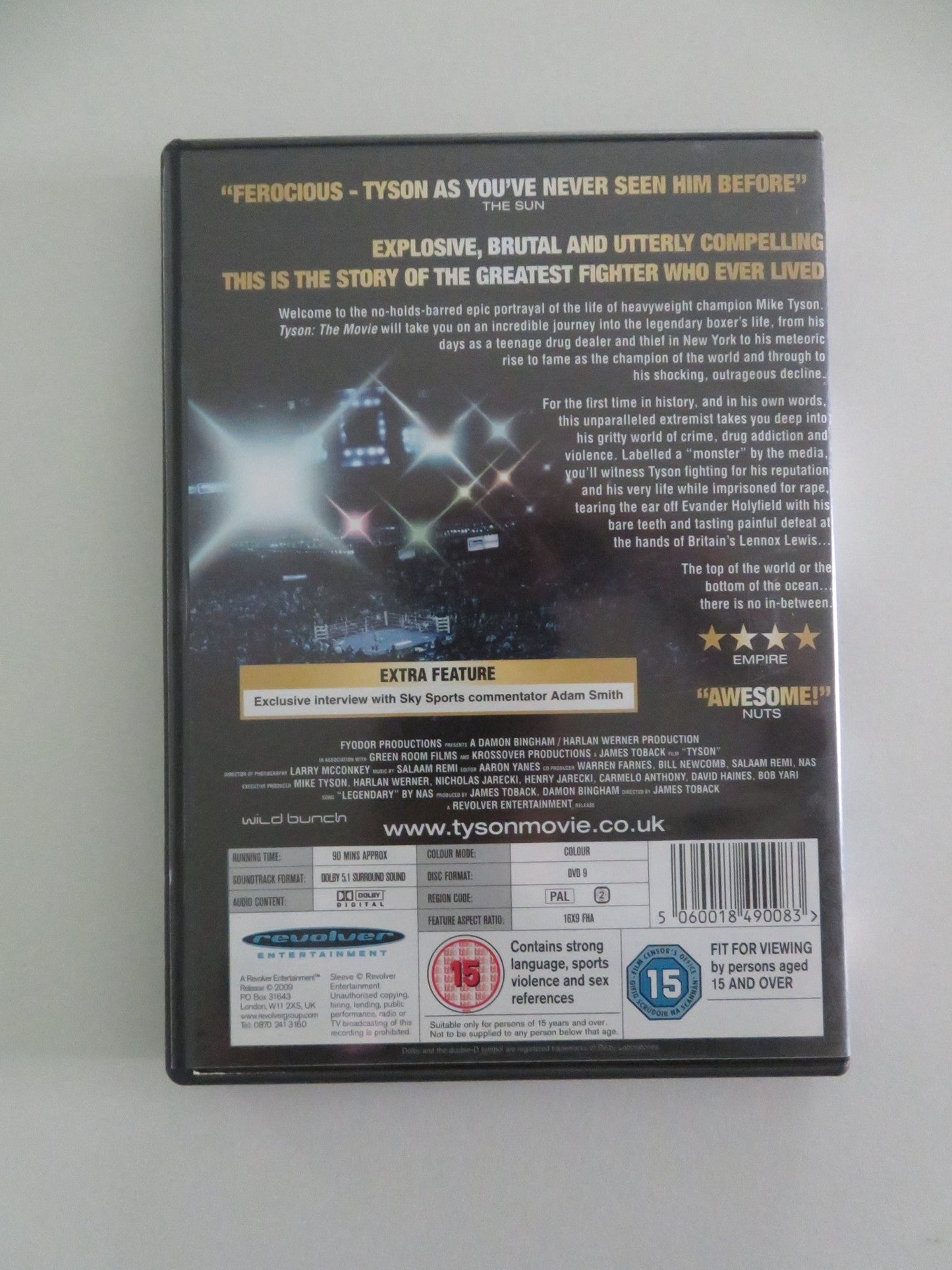 TYSON THE MOVIE (DVD) MIKE TYSON MILLS LANE 2008 REGION 2 Movie posters