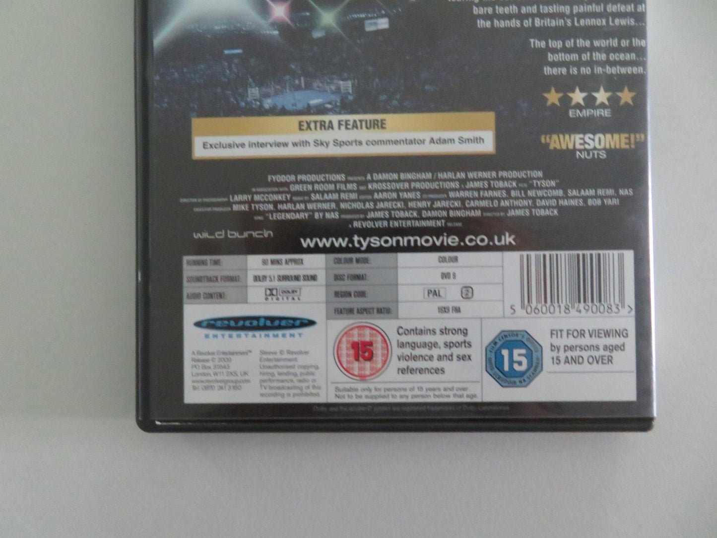 TYSON THE MOVIE (DVD) MIKE TYSON MILLS LANE 2008 REGION 2 Movie posters