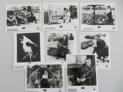 U2: RATTLE AND HUM - A MOVIE STILL PHOTO LOT OF 8 BONO THE EDGE A. CLAYTON 1988 Movie posters