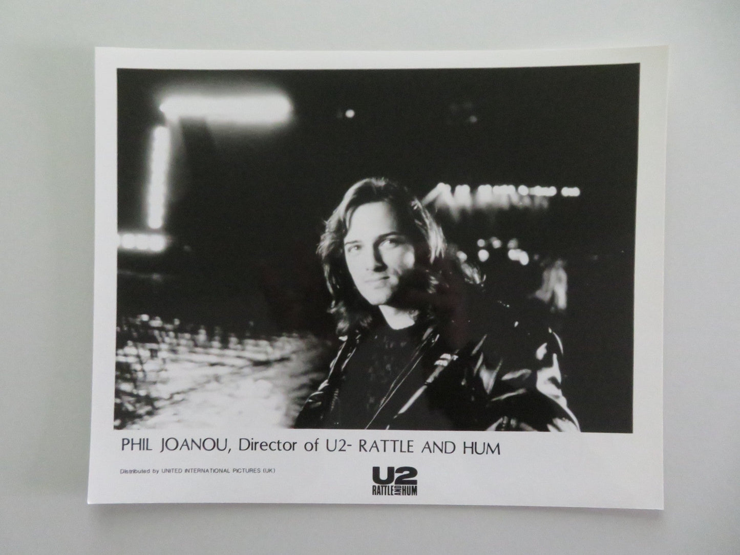 U2: Rattle And Hum - C MOVIE STILL PHOTO LOT OF 2 MICHAEL HAMLYN PHIL JOANOU 1988 Movie posters