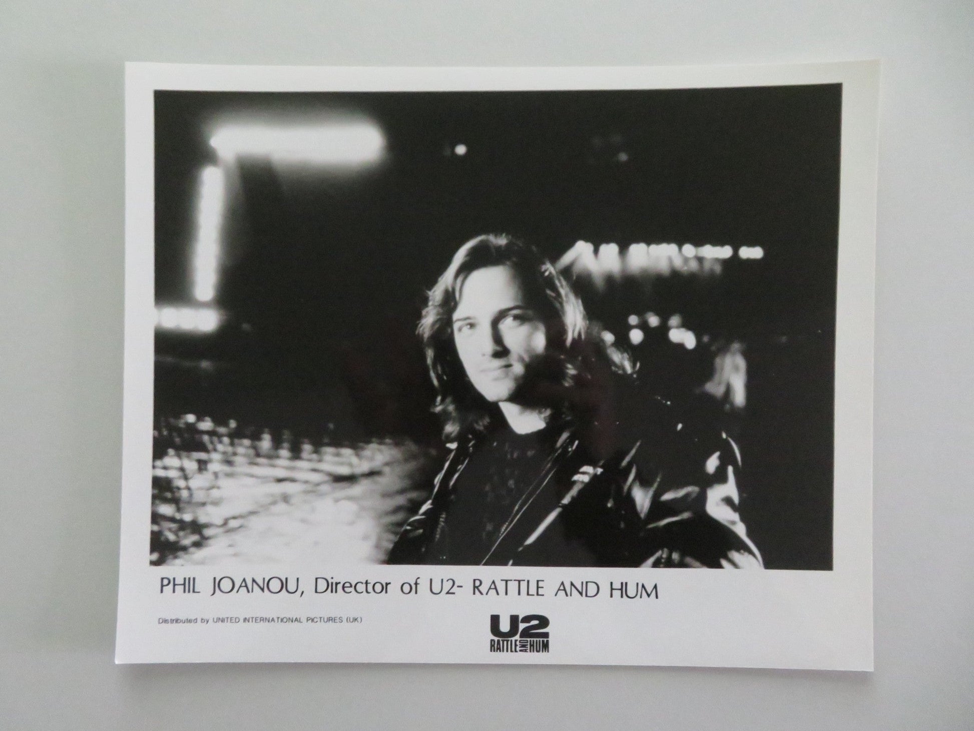 U2: Rattle And Hum - C MOVIE STILL PHOTO LOT OF 2 MICHAEL HAMLYN PHIL JOANOU 1988 Movie posters