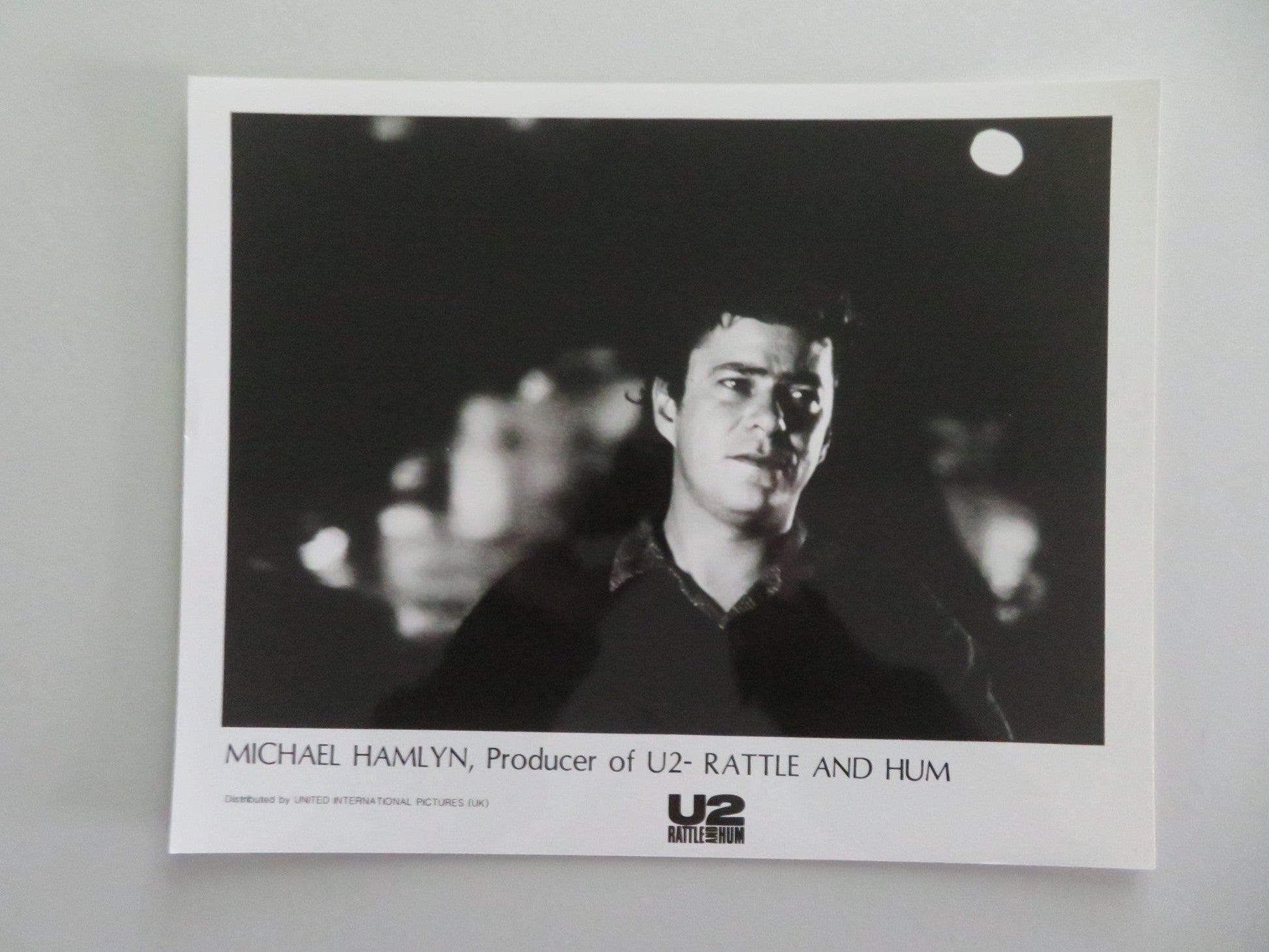 U2: Rattle And Hum - C MOVIE STILL PHOTO LOT OF 2 MICHAEL HAMLYN PHIL JOANOU 1988 Movie posters