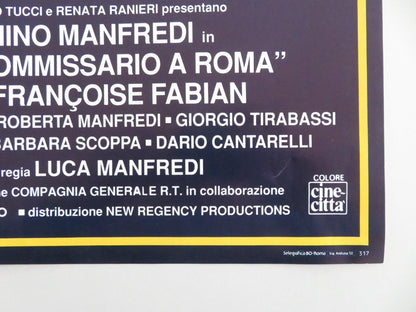Un commissario a Roma Italian Fotobusta Poster Nino Manfredi Fabian 1993 Movie posters