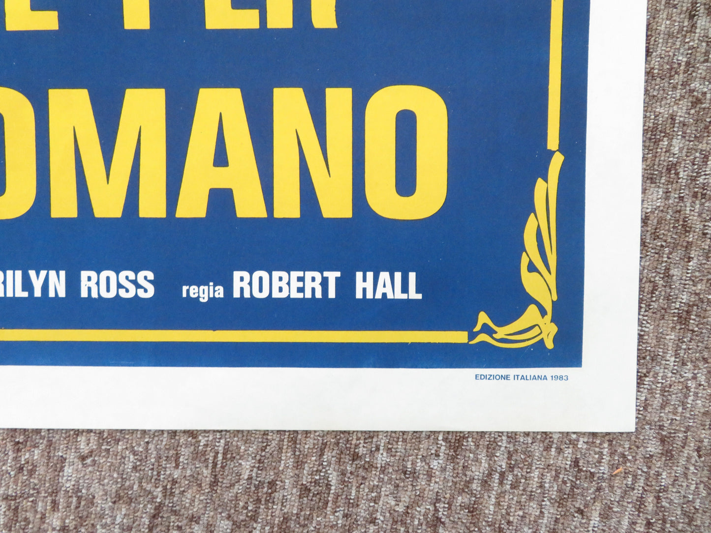 Una vergine per l'Impero Romano Italian 2 Foglio Poster Nadine Roussial 1983 Movie posters