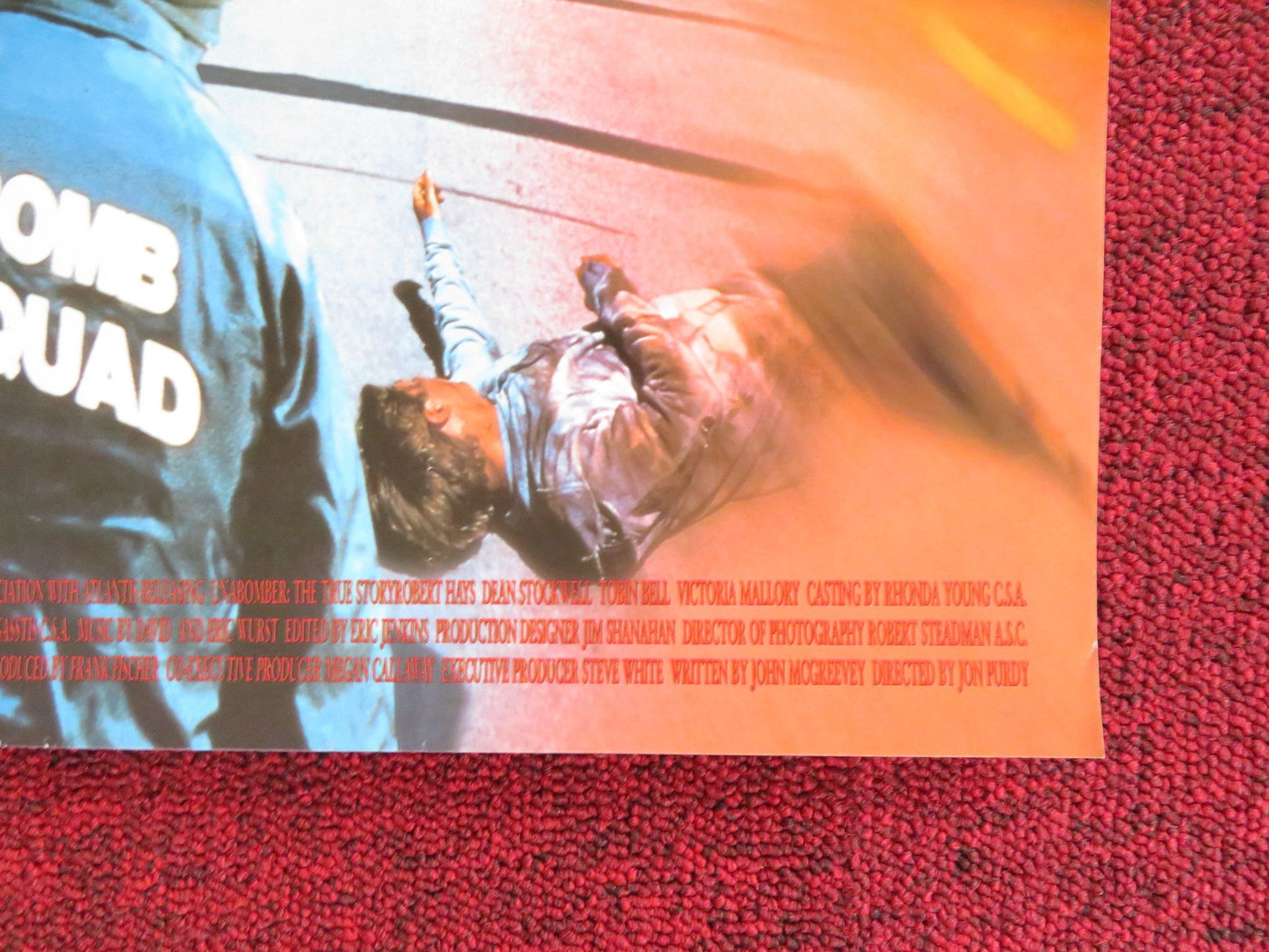 UNABOMBER: THE TRUE STORY VHS VIDEO POSTER ROBERT HAYS DEAN STOCKWELL 1996 Rendezvous Cinema Movie posters