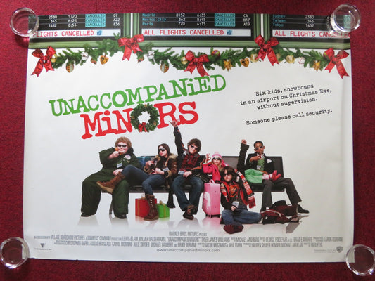 UNACCOMPANIED MINORS UK QUAD ROLLED POSTER LEWIS BLACK TYLER JAMES WILLIAMS 2006 Rendezvous Cinema Movie posters