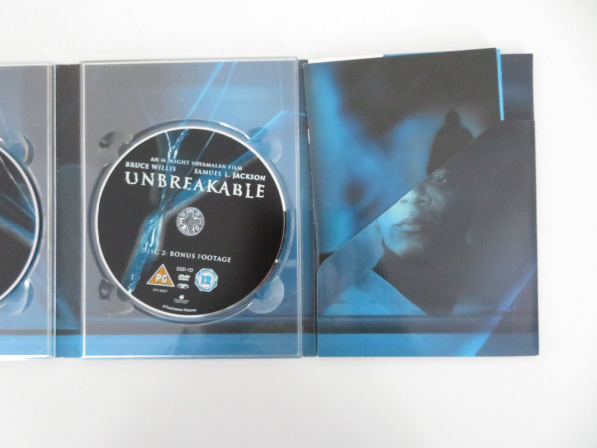 Unbreakable (DVD) Bruce Willis Samuel L. Jackson 2000 Region 2 Movie posters