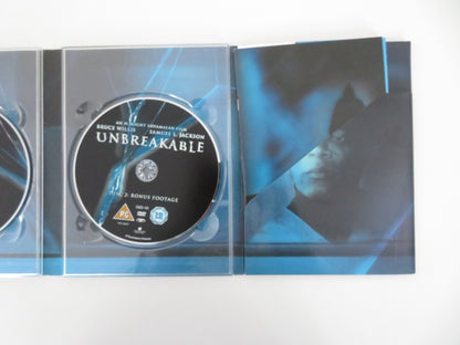 Unbreakable (DVD) Bruce Willis Samuel L. Jackson 2000 Region 2 Movie posters