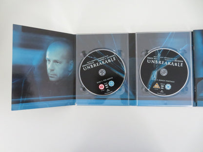 Unbreakable (DVD) Bruce Willis Samuel L. Jackson 2000 Region 2 Movie posters
