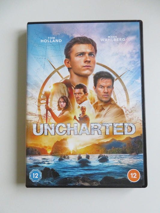 UNCHARTED (DVD) TOM HOLLAND MARK WAHLBERG 2022 REGION 2 Movie posters