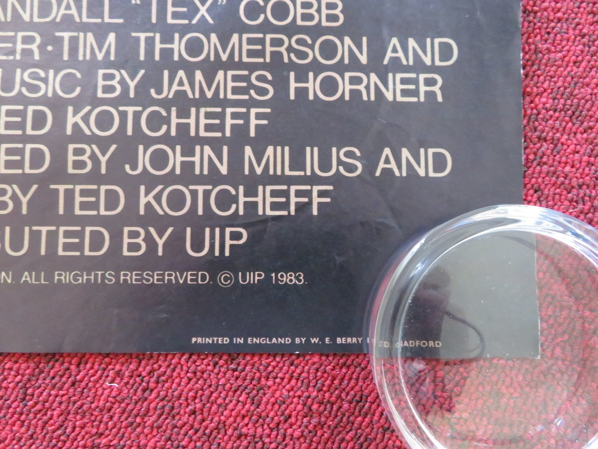 UNCOMMON VALOUR UK QUAD ROLLED POSTER GENE HACKMAN ROBERT STACK 1983 Rendezvous Cinema Movie posters