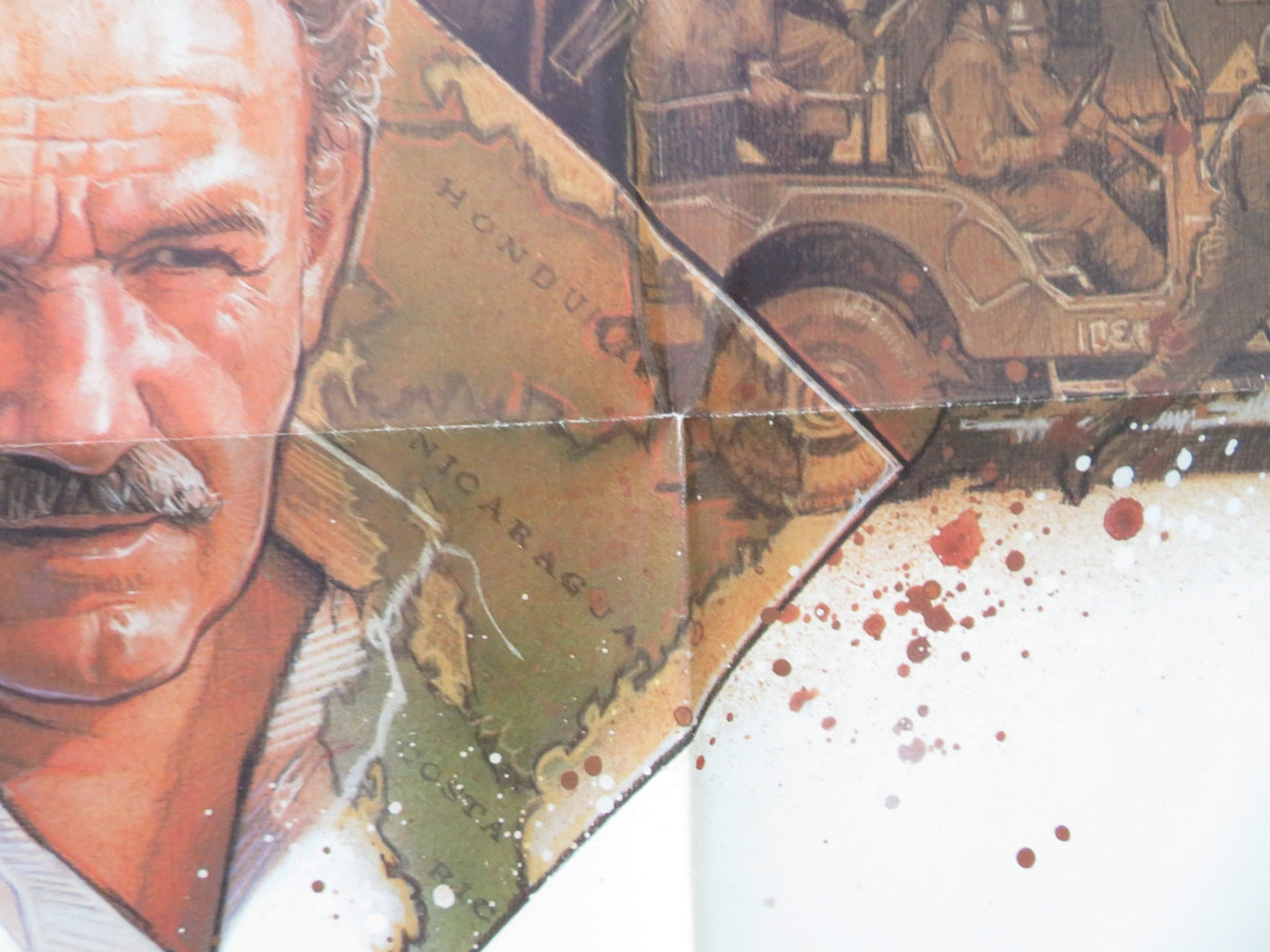 UNDER FIRE FOLDED US ONE SHEET POSTER NICK NOLTE GENE HACKMAN 1983 Movie posters