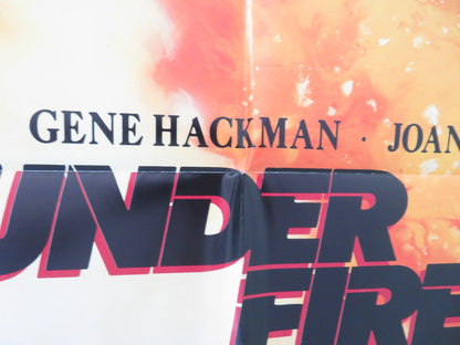 UNDER FIRE FOLDED US ONE SHEET POSTER NICK NOLTE GENE HACKMAN 1983 Movie posters