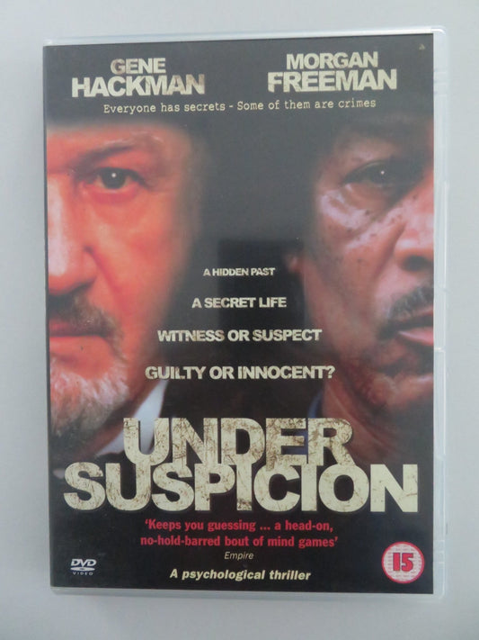 UNDER SUSPICION (DVD) GENE HACKMAN MORGAN FREEMAN 2000 REGION 2 Movie posters