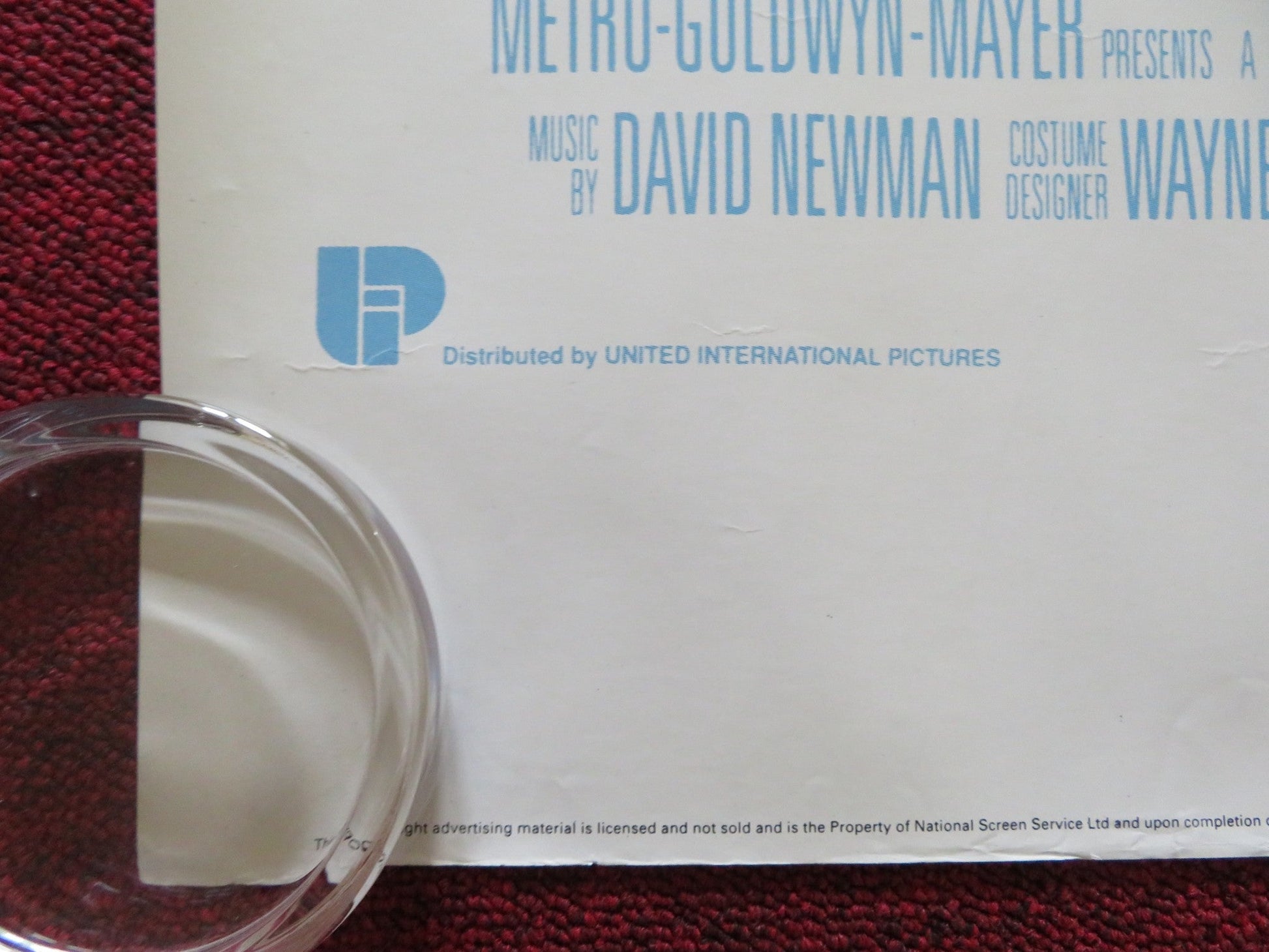 UNDERCOVER BLUES UK QUAD ROLLED POSTER DENNIS QUAID KATHLEEN TURNER 1993 Rendezvous Cinema Movie posters