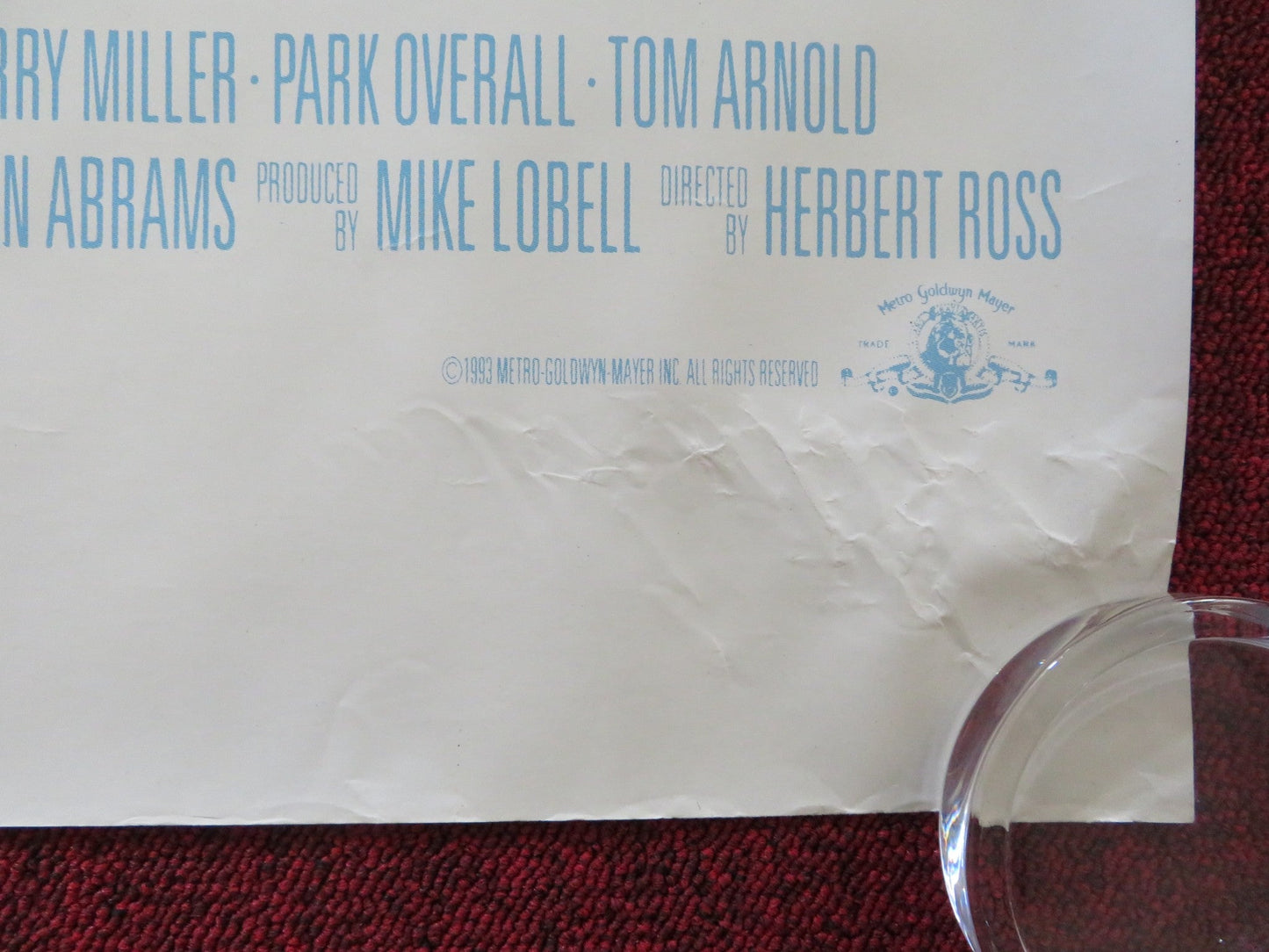 UNDERCOVER BLUES UK QUAD ROLLED POSTER DENNIS QUAID KATHLEEN TURNER 1993 Rendezvous Cinema Movie posters