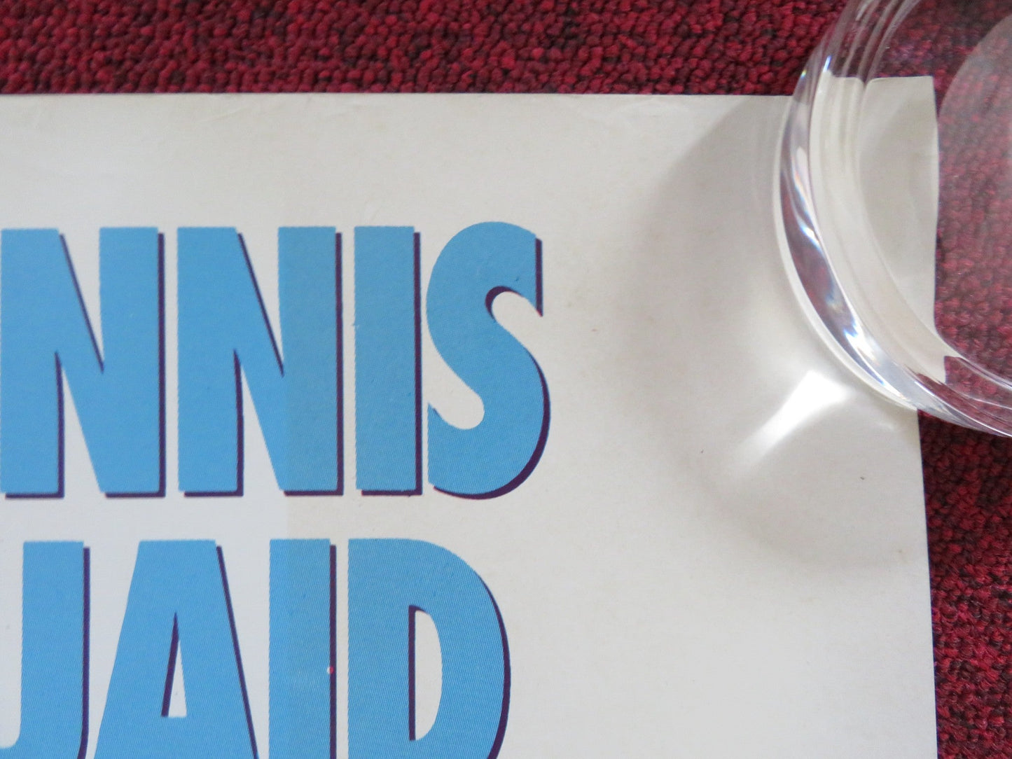 UNDERCOVER BLUES UK QUAD ROLLED POSTER DENNIS QUAID KATHLEEN TURNER 1993 Rendezvous Cinema Movie posters