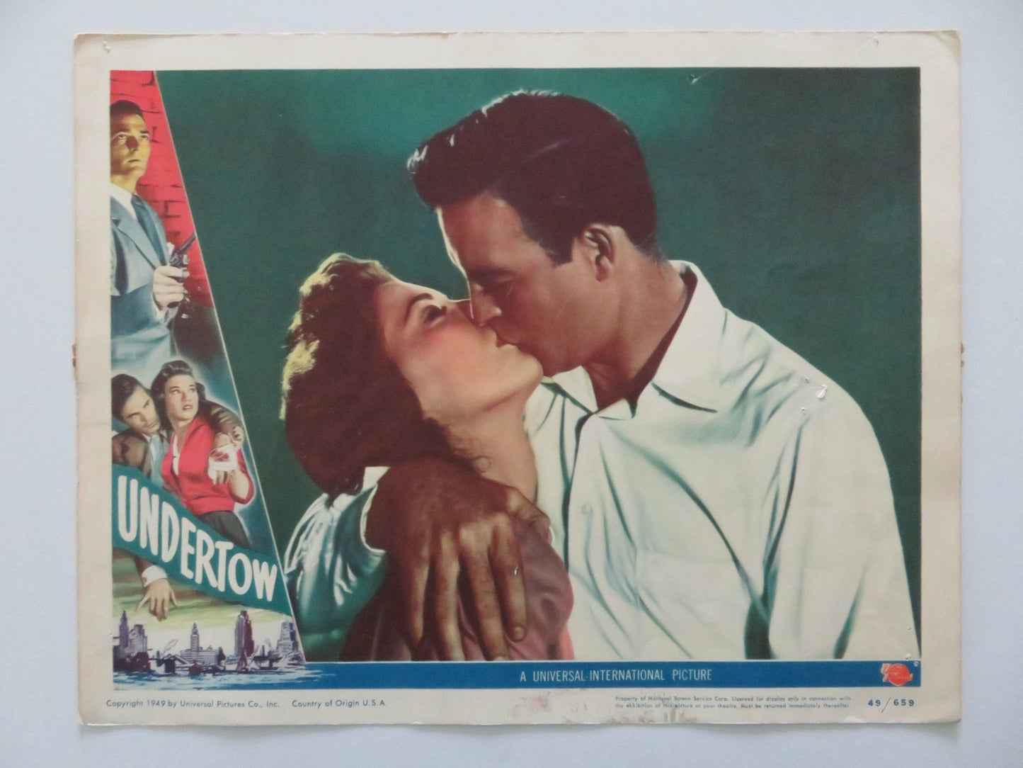 UNDERTOW - #6 LOBBY CARD SCOTT BRADY JOHN RUSSELL 1949 Rendezvous Cinema Movie posters