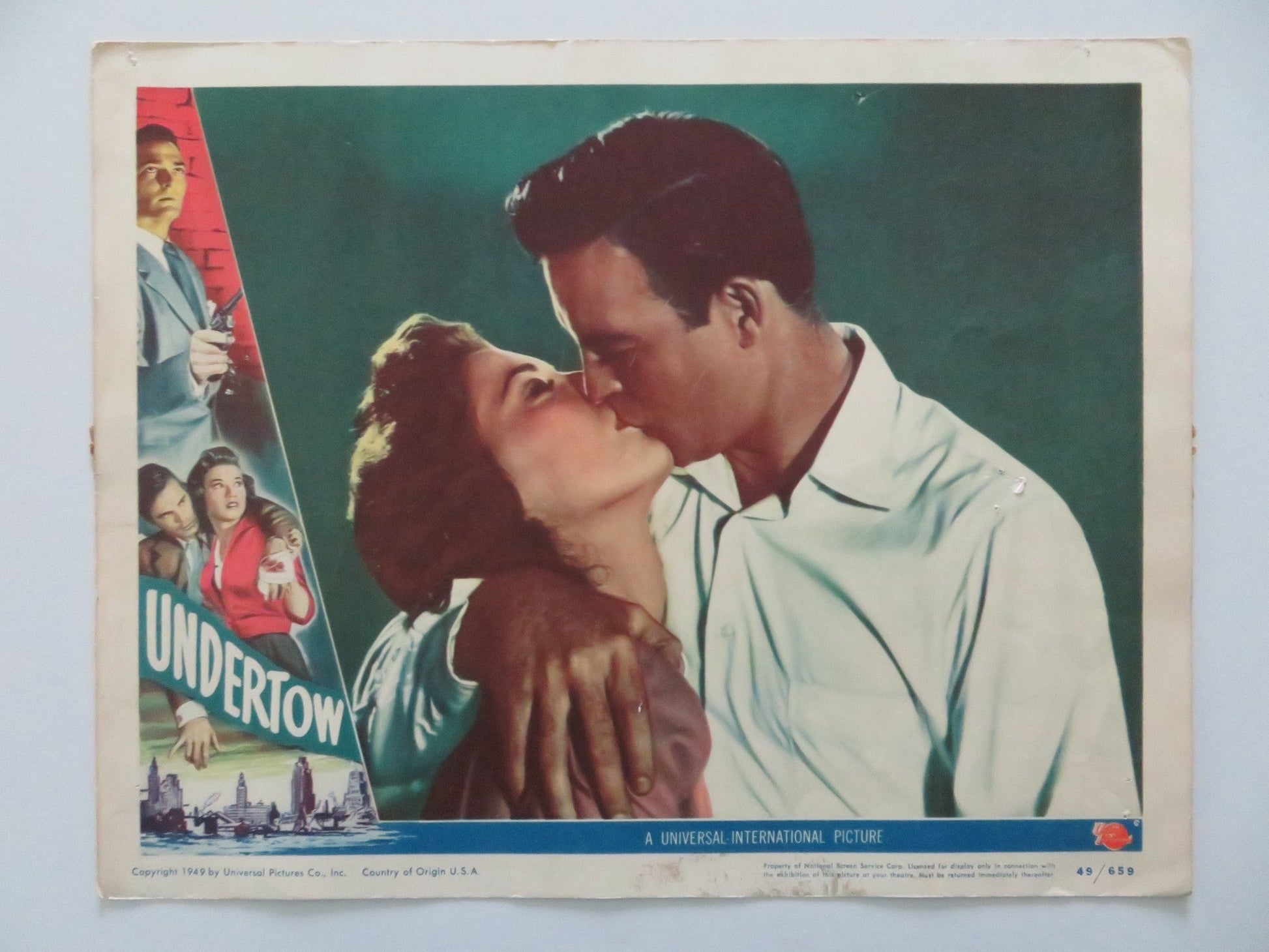 UNDERTOW - #6 LOBBY CARD SCOTT BRADY JOHN RUSSELL 1949 Rendezvous Cinema Movie posters