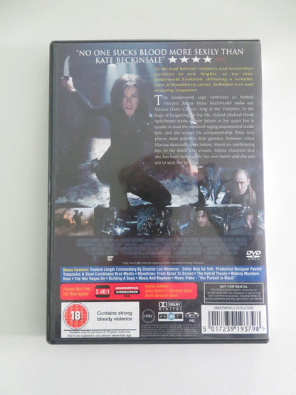 UNDERWORLD: EVOLUTION (DVD) KATE BECKINSALE SCOTT SPEEDMAN 2006 REGION 2 Movie posters