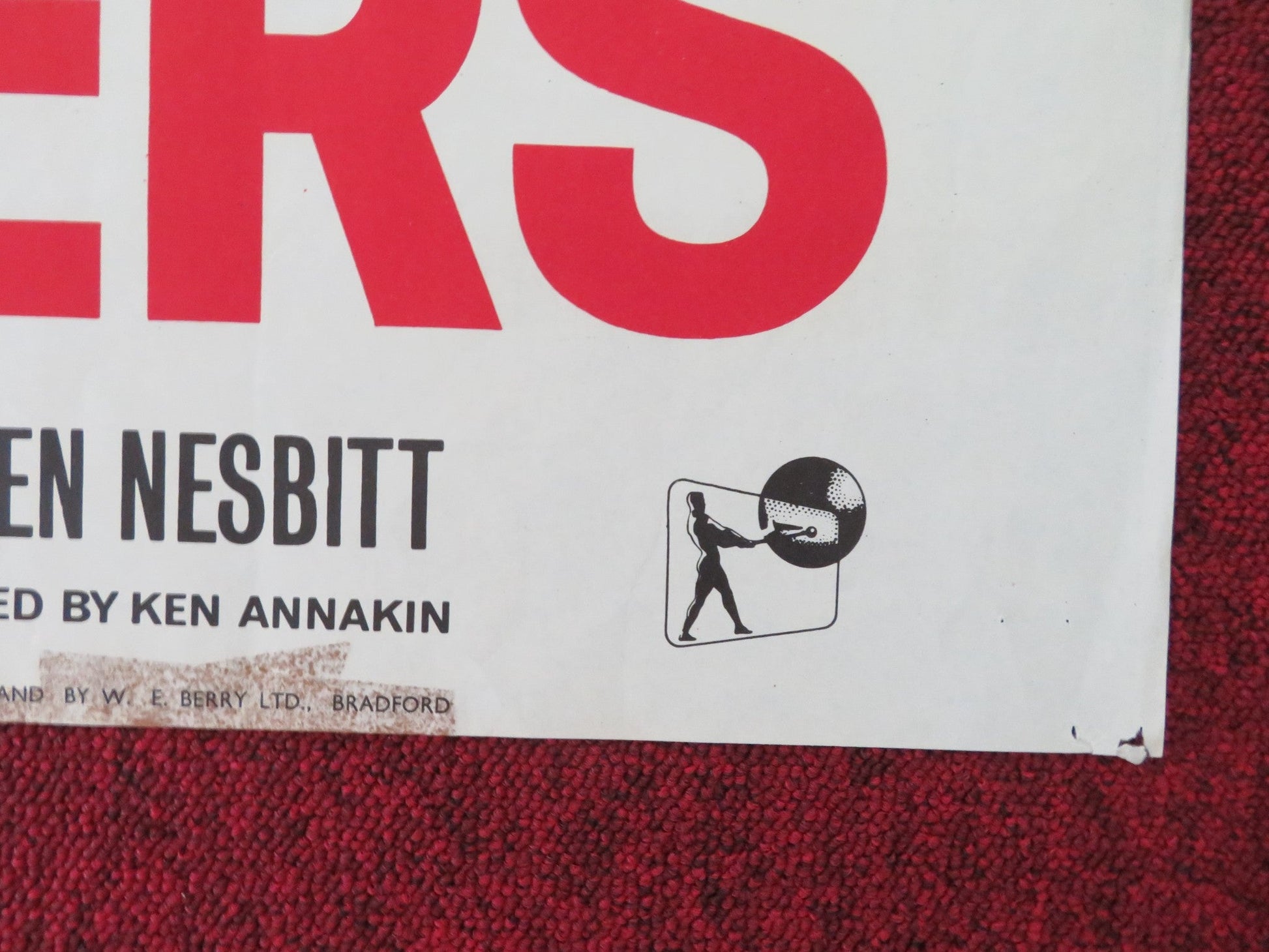 UNDERWORLD INFORMERS FOLDED UK ONE SHEET POSTER NIGEL PATRICK M. WHITING 1963 Movie posters