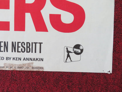 UNDERWORLD INFORMERS FOLDED UK ONE SHEET POSTER NIGEL PATRICK M. WHITING 1963 Movie posters