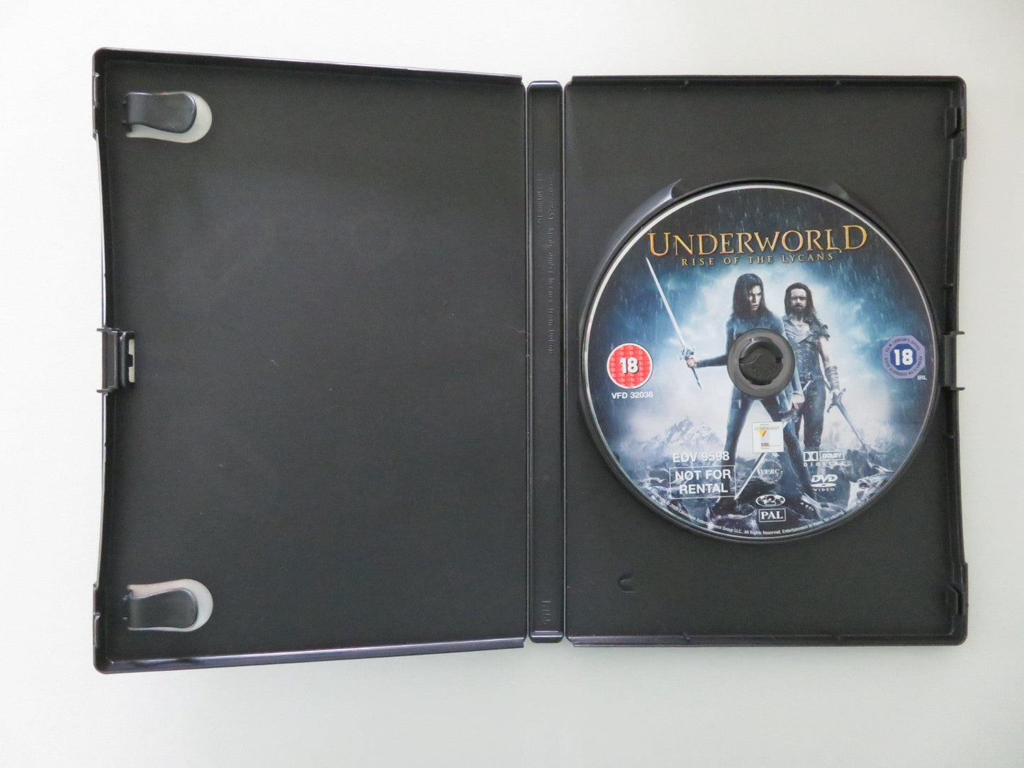 Underworld: Rise of the Lycans (DVD) Kate Beckinsale Michael Sheen 2009 Region 2 Movie posters