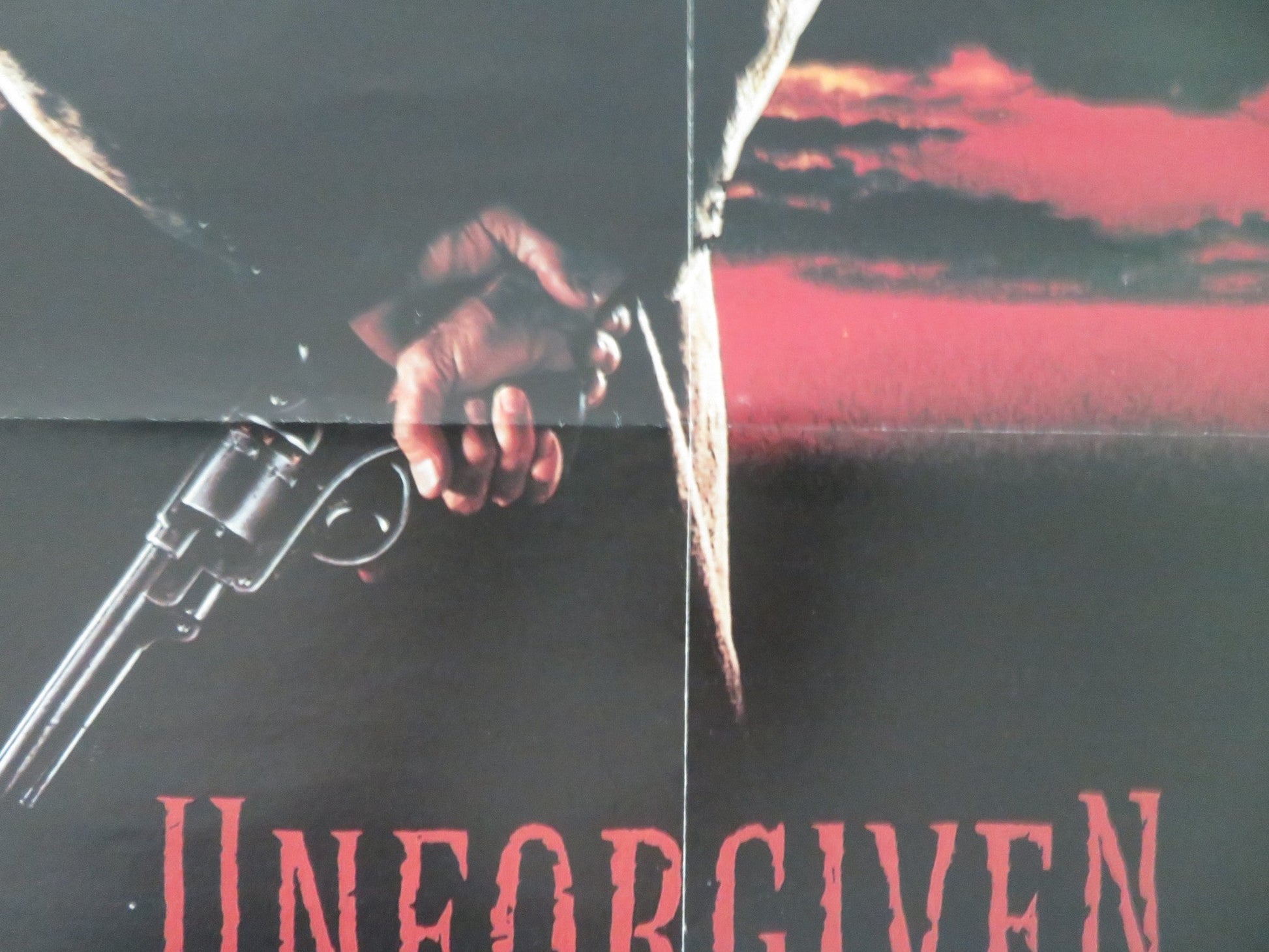 UNFORGIVEN & SHARON STONE (TWO SIDED POSTER) ROLLED EASTWOOD STONE HACKMAN 1990s Movie posters