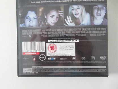 Unfriended (DVD) Shelley Hennig Heather Sossaman 2014 Region 2, 4, 5 Movie posters