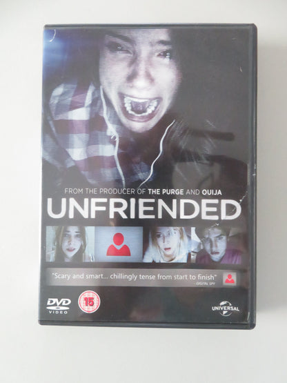 Unfriended (DVD) Shelley Hennig Heather Sossaman 2014 Region 2, 4, 5 Movie posters