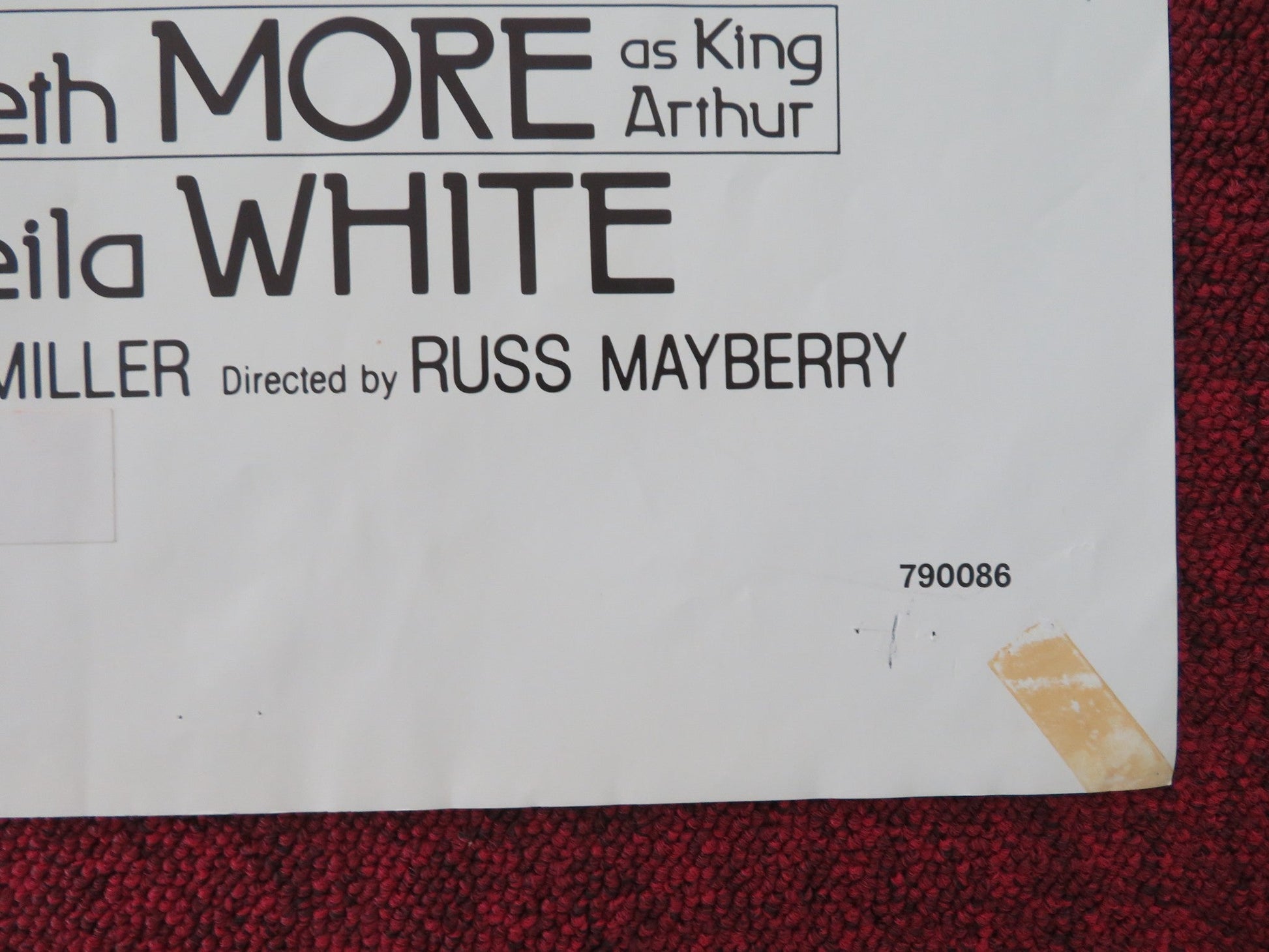 UNIDENTIFIED FLYING ODDBALL FOLDED US ONE SHEET POSTER DISNEY JIM DALE 1979 Movie posters