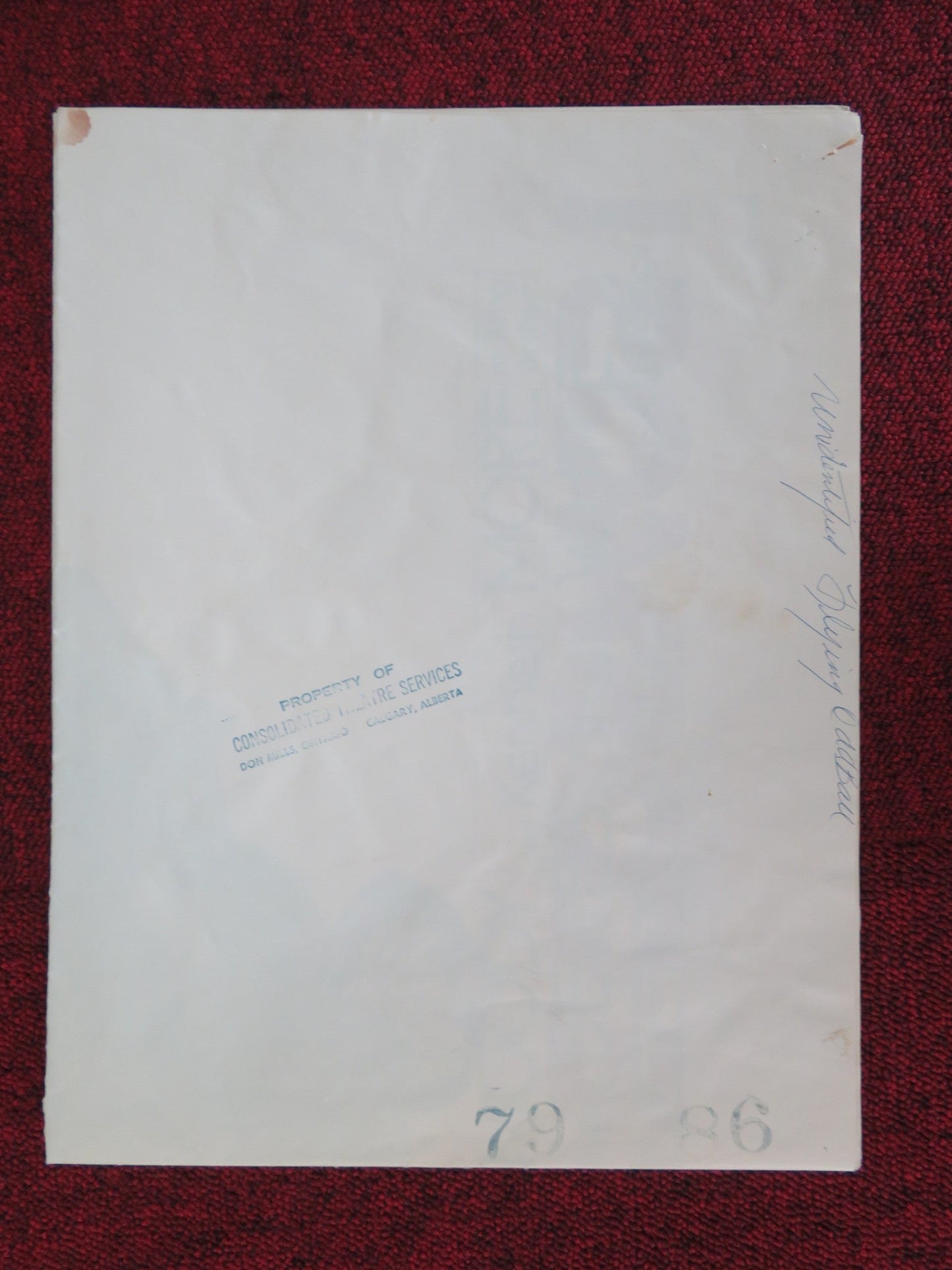 UNIDENTIFIED FLYING ODDBALL FOLDED US ONE SHEET POSTER DISNEY JIM DALE 1979 Movie posters