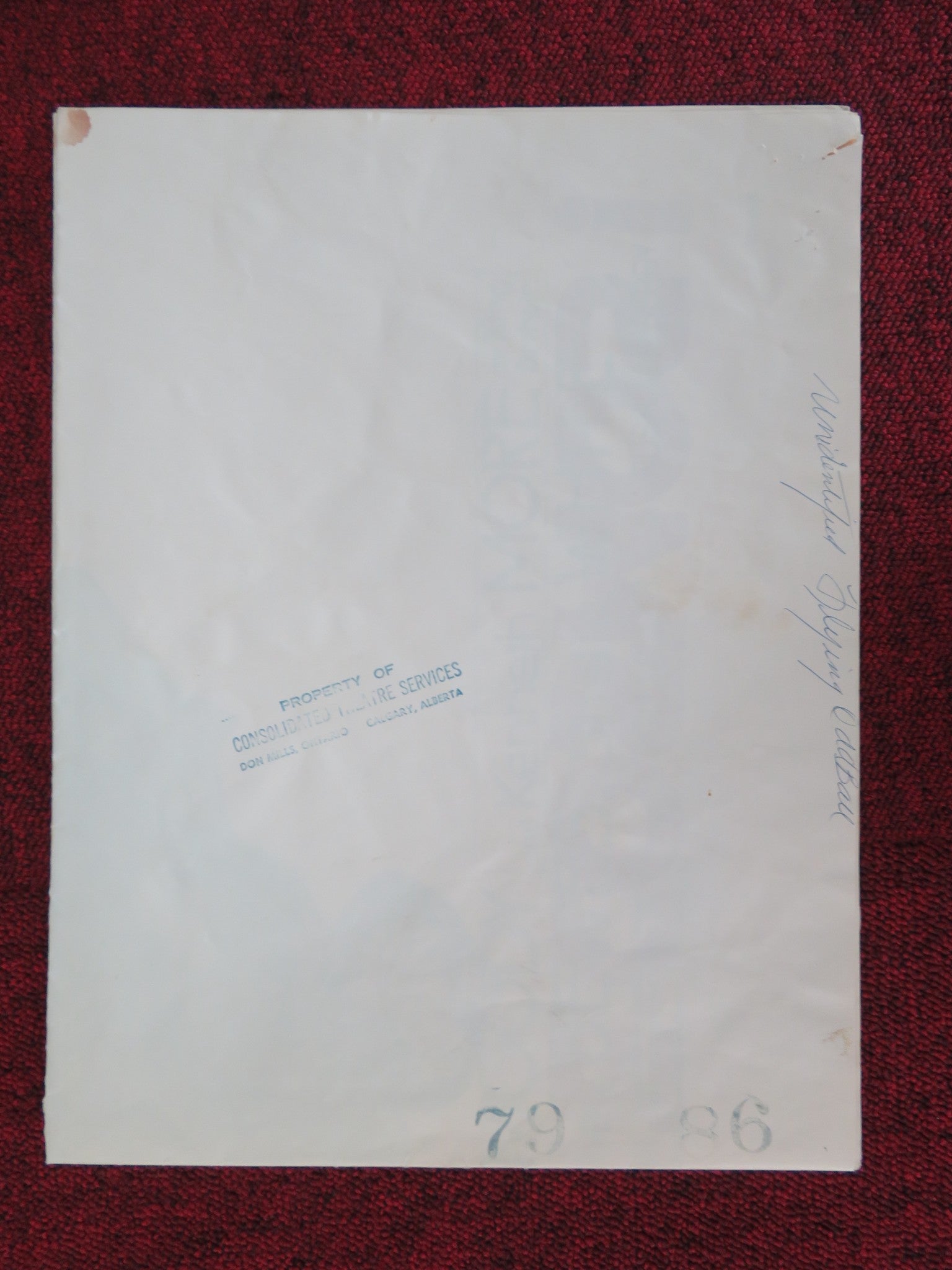 UNIDENTIFIED FLYING ODDBALL FOLDED US ONE SHEET POSTER DISNEY JIM DALE 1979 Movie posters