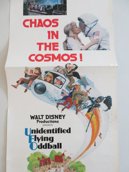UNIDENTIFIED FLYING ODDBALL US INSERT POSTER DISNEY DENNIS DUGAN JIM DALE 1979 Rendezvous Cinema Movie posters