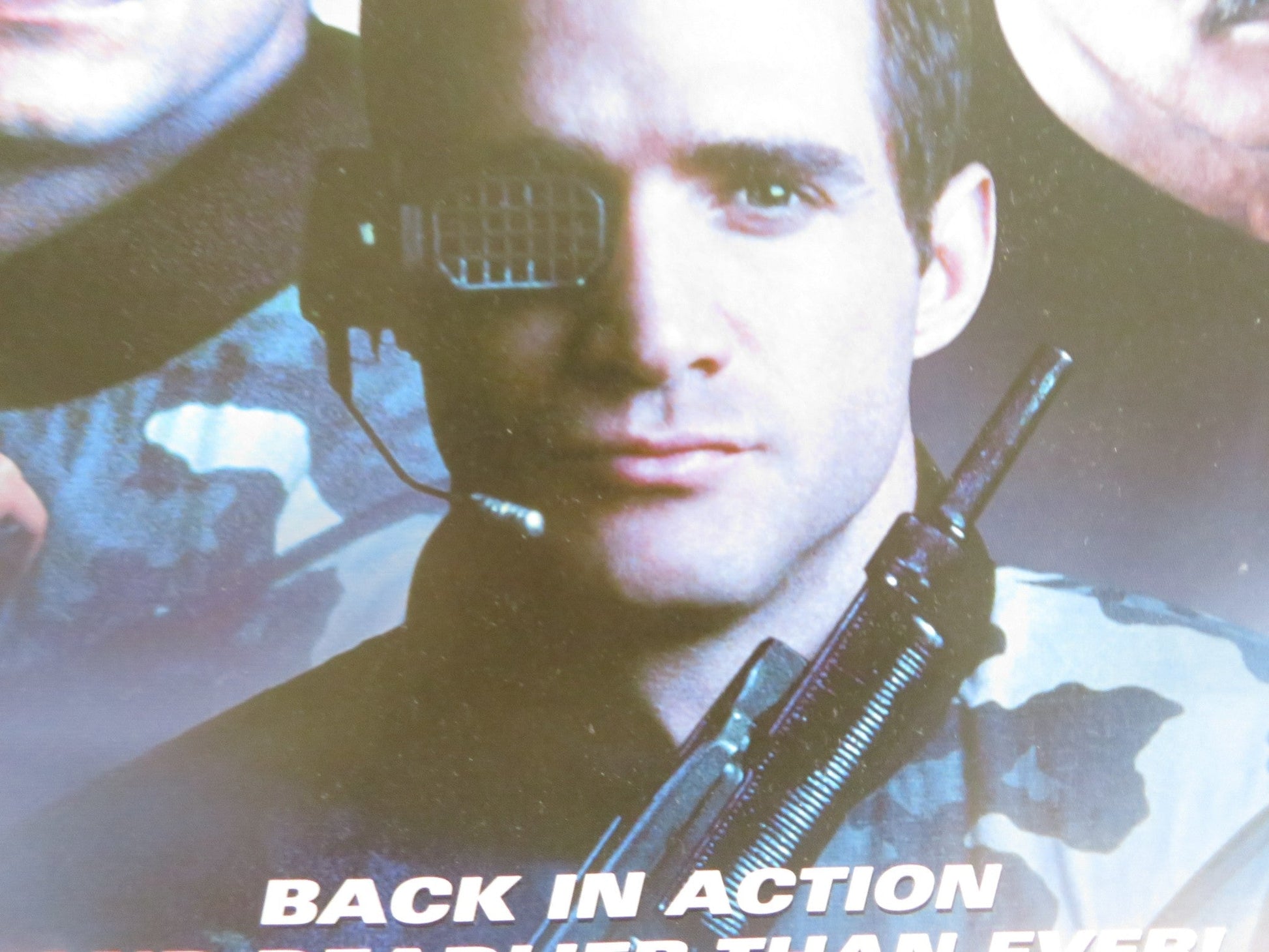 UNIVERSAL SOLDER III: UNFINISHED BUSINESS VHS VIDEO POSTER MATT BATTAGLIA 1998 Rendezvous Cinema Movie posters